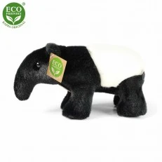 Plush tapir standing 22 cm.