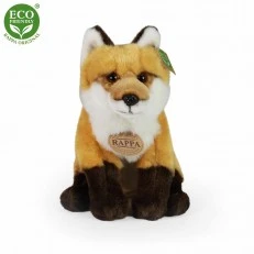 Plush sitting fox 247 cm.