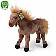 Plush Wild brown horse 29 cm standing