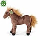 Plush Wild brown horse 29 cm standing