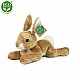 Plush Beige bunny lying down 22 cm.