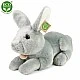 Plush Gray bunny standing 33 cm.