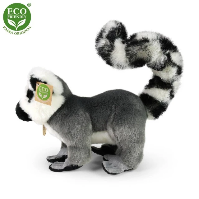Plush Lemur standing 28 cm.