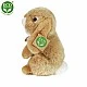 Plush Beige bunny sitting 18 cm.