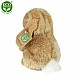 Plush Beige bunny sitting 18 cm.