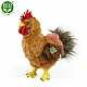 Plush domestic rooster 33 cm.