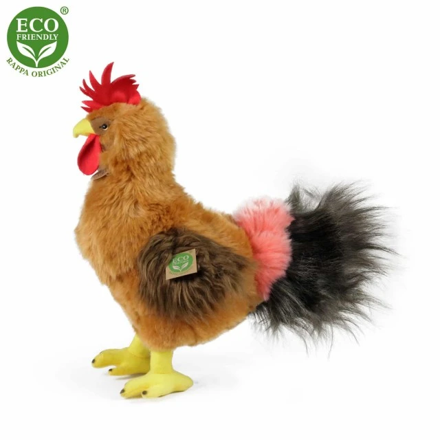 Plush domestic rooster 33 cm.
