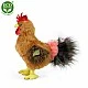 Plush domestic rooster 33 cm.