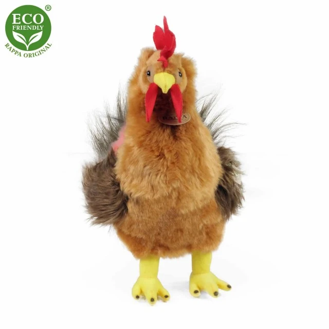 Plush domestic rooster 33 cm.