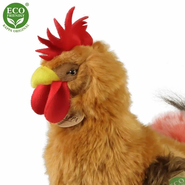 Plush domestic rooster 33 cm.