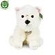 Plush dog West Highland White Terrier sitting 30 cm