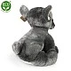 Plush Dog Gray French Bulldog sitting 26 cm.
