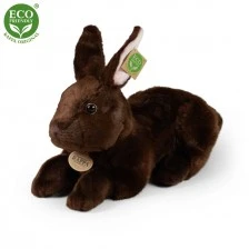 Plush Brown Bunny standing 36 cm.