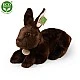 Plush Brown Bunny standing 36 cm.