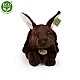 Plush Brown Bunny standing 36 cm.