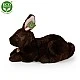 Plush Brown Bunny standing 36 cm.