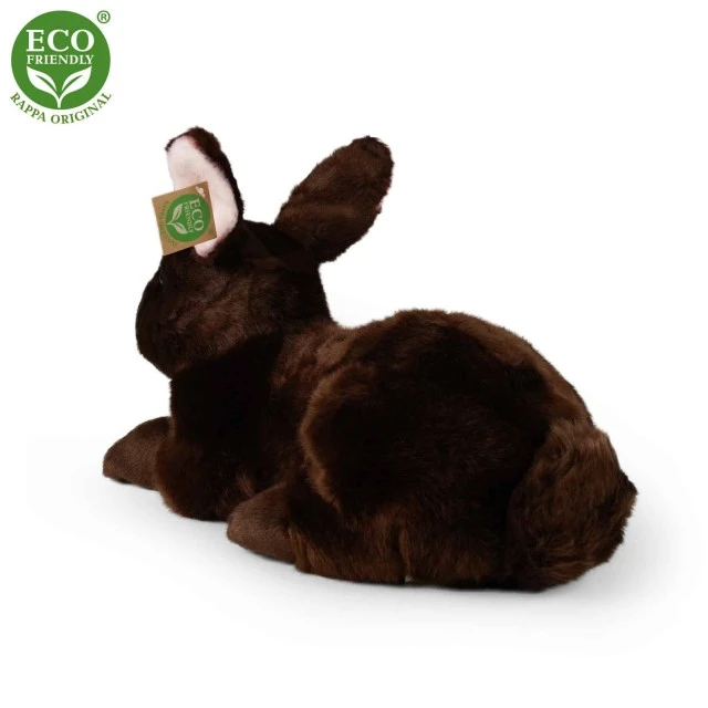 Plush Brown Bunny standing 36 cm.