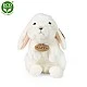 Plush White bunny sitting 18 cm.