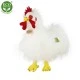 Plush White Rooster 33 cm.