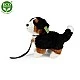 Bernese mountain dog plush standing on a leash23 cm.