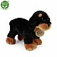 Plush Rottweiler standing 18 cm.