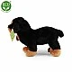 Plush Rottweiler standing 18 cm.