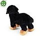 Plush Rottweiler standing 18 cm.