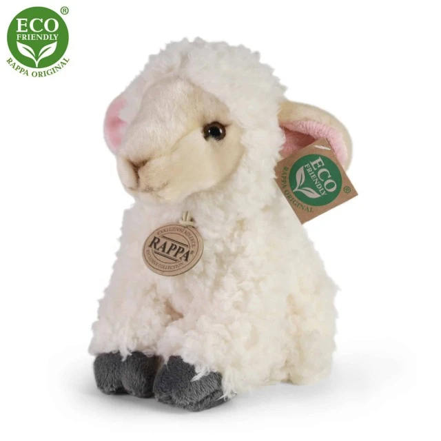 Plush Lamb sitting 18 cm.