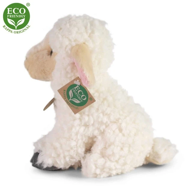 Plush Lamb sitting 18 cm.