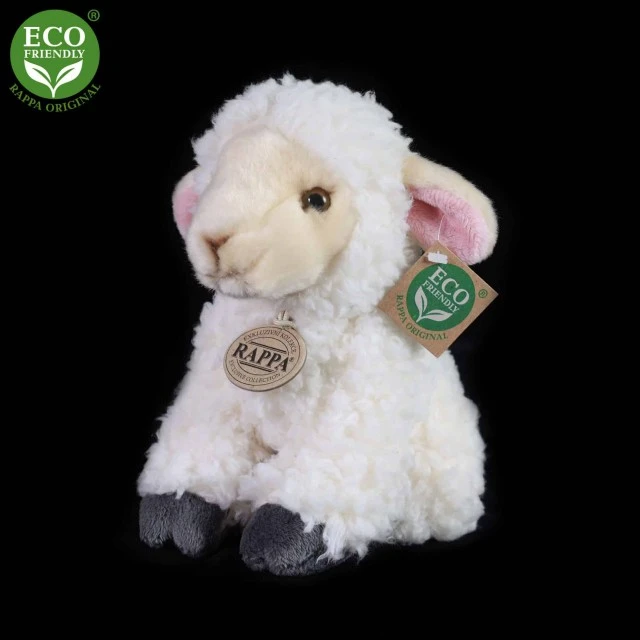 Plush Lamb sitting 18 cm.