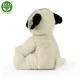 Plush sitting pug dog 30 cm.