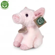 Plush Pig sitting 16 cm.