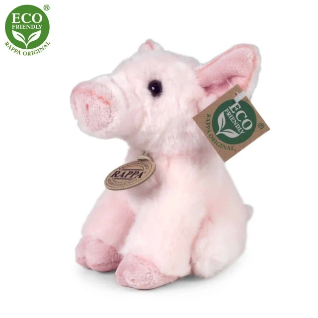 Plush Pig sitting 16 cm.