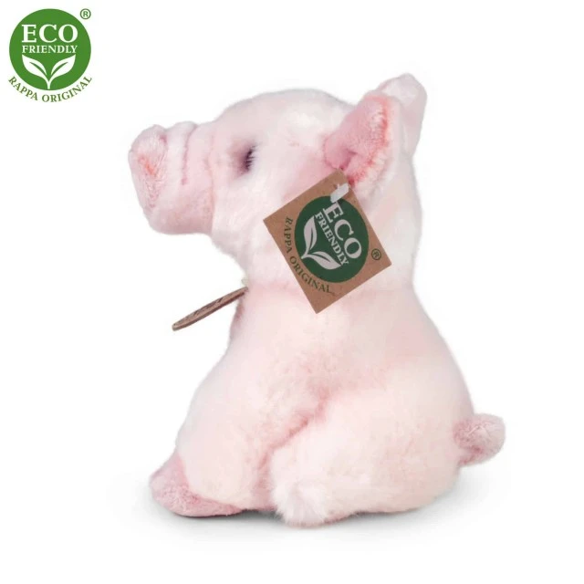 Plush Pig sitting 16 cm.
