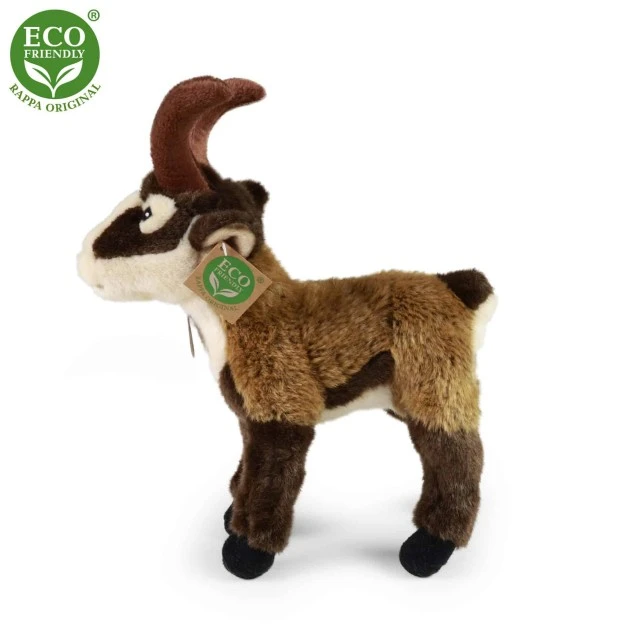 Plush Wild goat standing 24 cm.