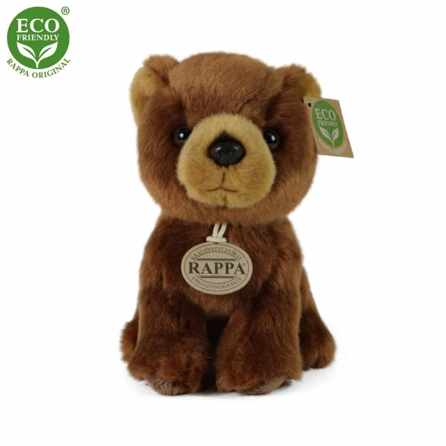 Plush Brown bear standing 18 cm.