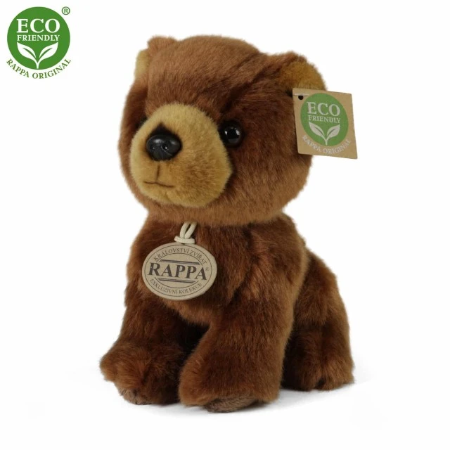 Plush Brown bear standing 18 cm.