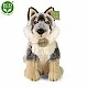 Plush Wolf sitting 28 cm.