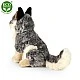 Plush Wolf sitting 28 cm.