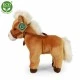 Plush Brown horse with reins standing 30 cm.
