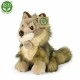 Plush Wolf sitting 20 cm.