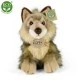 Plush Wolf sitting 20 cm.