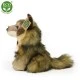 Plush Wolf sitting 20 cm.