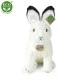 Plush White rabbit sitting 30 cm.