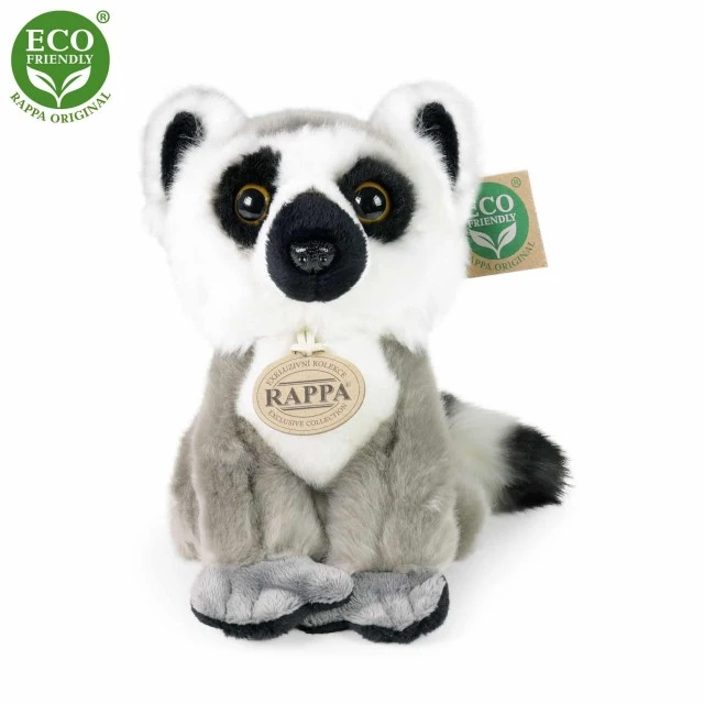 Plush Lemur sitting 18 cm.