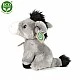 Plush donkey sitting 18 cm.
