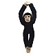 Plush Chimpanzee with Velcro on the paws 30 cm.