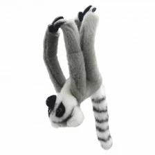 Plush Lemur with Velcro on the paws 30 cm.