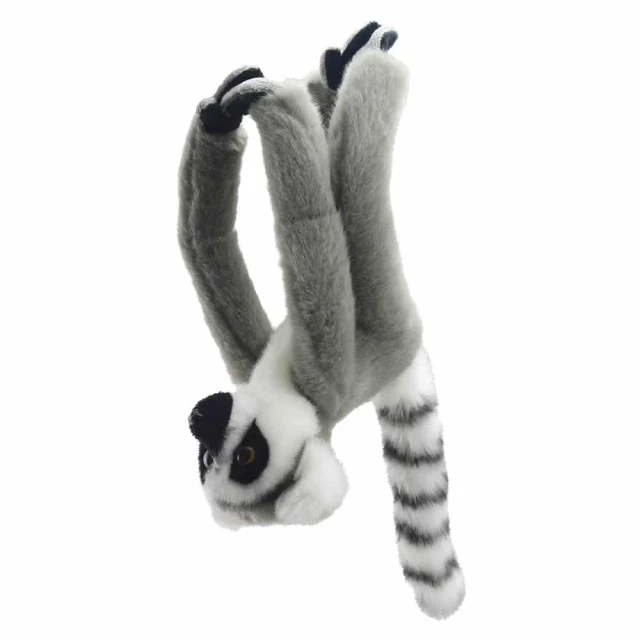 Plush Lemur with Velcro on the paws 30 cm.