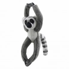Plush Lemur with Velcro on the paws 30 cm.